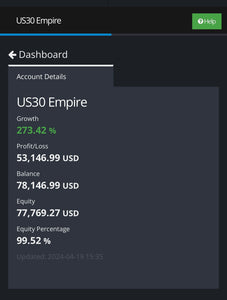 US30 Empire Trade Copier – 1 Year Access